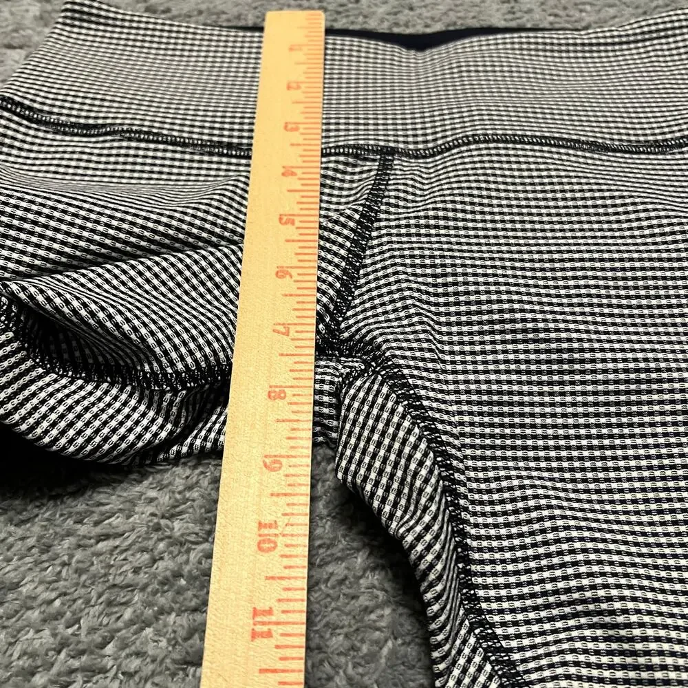 Lululemon Leggings Pants Womens 6 Gingham Crop Capri